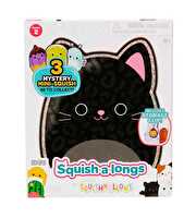 Squishmallows Squish-a-Longs Klipsli Çanta Süsü ve 3 Figür + Yüzük Sürpriz Paket Seri 2