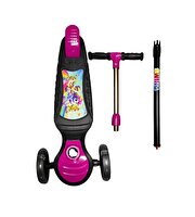 Swing Işıklı Scooter Pembe