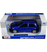 1:24 Ölçekli Mavi Volkswagen Golf R32