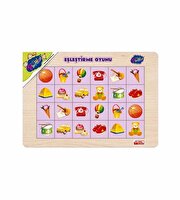 Ahşap Eğitici Eşleştirme Oyunu Karışık