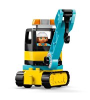 LEGO DUPLO Kasabası 3'ü 1 Arada İnşaat Sahası ve Araçları 10476