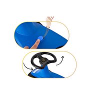 Sesli ve Işıklı Royal Swing Car Mavi