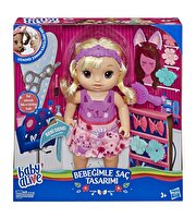 Baby Alive Bebeğimle Saç Tasarımı Sarışın E5241
