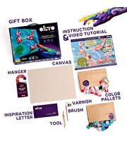 OKTO Koi Fish 3D Duyusal Sanat Seti