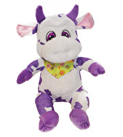 Renkli Peluş İnek 25 cm.