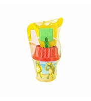 Kırmızı Kapaklı Sarı Suluklu Kova Seti 1011