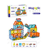 Magnetic Tiles Mıknatıslı Manyetik Yapı Blokları 71 Parça
