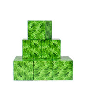 Magnivity Manyetik Bloklar Çim Desenli Blok 9 Parça