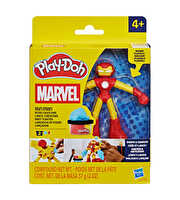 Play Doh Marvel Figürü ve Oyun Hamuru Seti Iron Man G3106