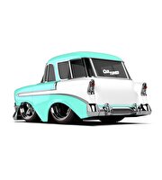 CarTuned JDM Seri 2 Arabalar 56 Chevy Nomad Turkuaz