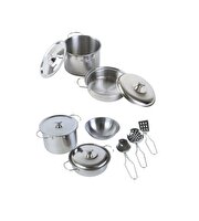 Metal Yemek Tencere Tava Seti 8 Parça