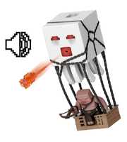 Sesli Minecraft Filmi Blast Attack Ghast Aksiyon Figürü Oyun Seti JFB69
