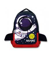 Astronot Baskılı Üçlü İlkokul Okul Çantası