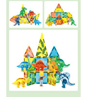 Dino Zone Manyetik Oyun Seti 49 Parça