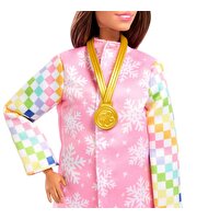 Barbie Kariyer Bebeği Snowboard Sporcusu Bebek JKF78