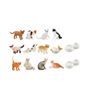 Mini 6'lı Kedi Hayvan Seti