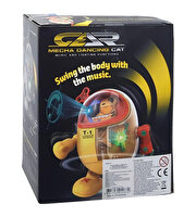 Işıklı Müzikli Robot Kedi T-1A Beyaz