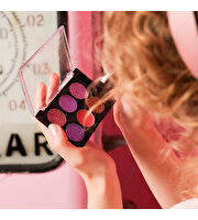 Lukky 6 Renkli̇ Parıltılı Göz Farı Paleti̇ ve Fırçası