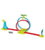 Hot Wheels Neon Yarışlar Çifte Çemberde Yarış Seti HPC05