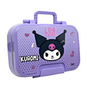 Kuromi Çelik 2 Bölmeli Mor Beslenme Kutusu