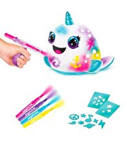 Airbrush Plush Sürpriz Squishy Paint Bucket Narwhal