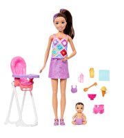 Barbie Skipper Bebek Bakıcısı Oyun Seti JJB44