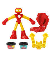 Play Doh Marvel Figürü ve Oyun Hamuru Seti Iron Man G3106