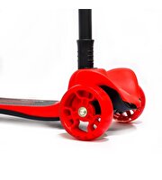 Mega Flash Işıklı Scooter Kırmızı