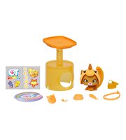 QT Kittie Gökkuşağı Serisi Sürpriz Aksesuarlı Yavru Kedi Zap