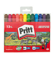 Pritt 12 Renk Jumbo Keçeli Kalem