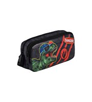 Muggle Danger Dino 2 Gözlü Kalemlik Çantası 9284
