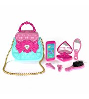 Aksesuarlı Güzellik Çantası Açık Pembe