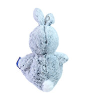 Bebek Yüzlü Peluş Oyuncak Gri Tavşan 30 cm.