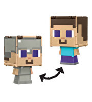 Minecraft Flipping 2'si 1 Arada Figür Pink Axolotl Ve Blue Axootl JPN15