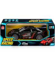 1:18 Ölçek Uzaktan Kumandalı Şarjlı Speed Racing Yarış Arabası Turuncu