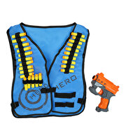 Avcı Yelek ve Tabanca Seti Mavi