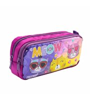 Bubbles Meow Hologramlı Kalem Çantası