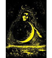 Ay Tanrıçası Neon Puzzle 1000 Parça