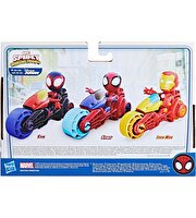 Spider And His Amazing Friends Motosiklet ve Figür İron Man F9346
