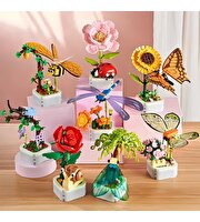 Mega Çi̇çekler ve Böcekler Yapı Blokları Kırlangıçkuyruk