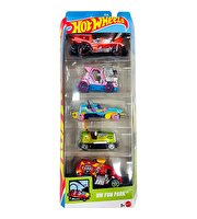 Hot Wheels Beşli Araba Seti Hw Fun Park JBJ88