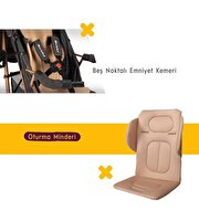 Rival Sweet Tam Yatar Baston Bebek Arabası Gold Antrasit RV111