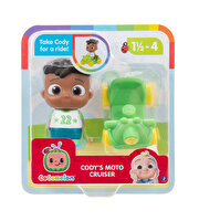 Cocomelon Araçlı Tekli Figür Cody's Moto Cruiser