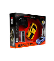 Şarj İstasyonlu Uzaktan Kumandalı Spor Sarı Araba