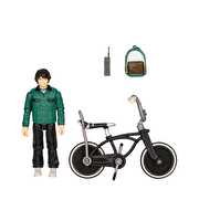 Stranger Things Mike With Bike 10 cm Figür ve Bisiklet Seti