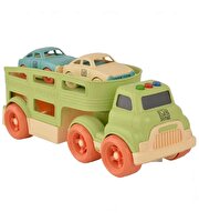 Let's Be Child Işıklı ve Sesli Taşıyıcı Tır 3 Parça Yeşil