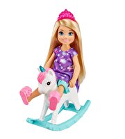 Barbie Dreamtopia Chelsea ve Eğlenceli Dünyası Oyun Seti Pijama Partisi GTF50