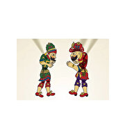 Hacivat ve Karagöz Gölge Oyunu Seti