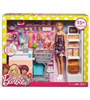 Barbie Süpermarkette Oyun Seti FRP01