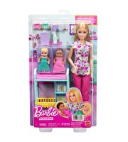 Barbie Kariyer Bebekleri Çocuk Doktoru Oyun Seti JMK12